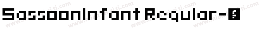 Sassoonlnfant Regular字体转换